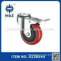Bolt hole brake caster wheel of medium